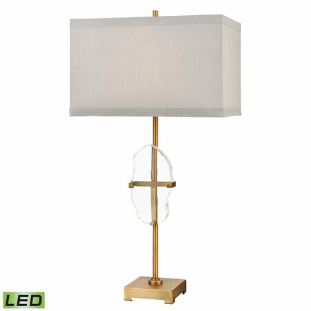 ELK SIGNATURE Priorato 34'' High 1-Light Table Lamp - Cafe Bronze - Includes LED Bulb D3645-LED